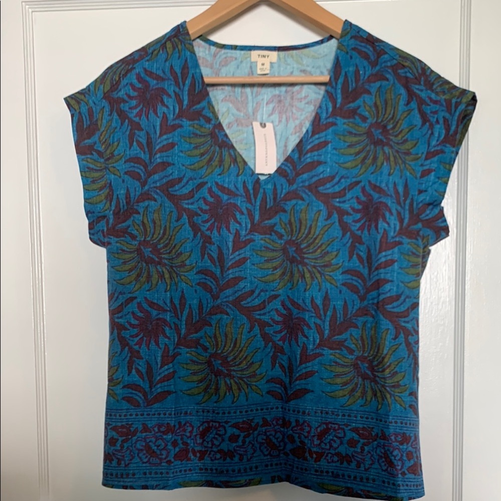 NWT Anthropologie Floral Blouse